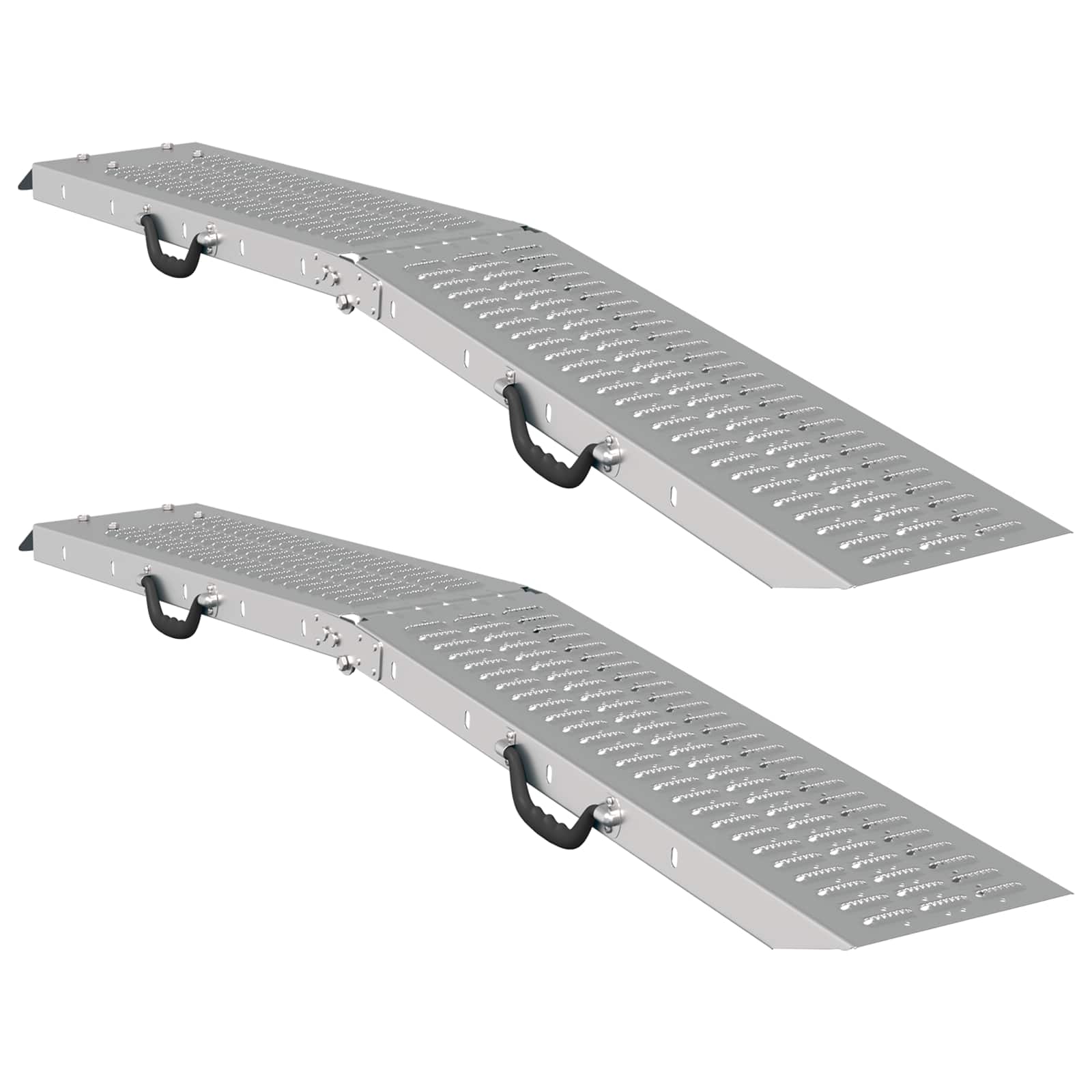 Faltbare Rampe 200kg pro Rampe 2 Stk. Silber 200 kg pro Stück
