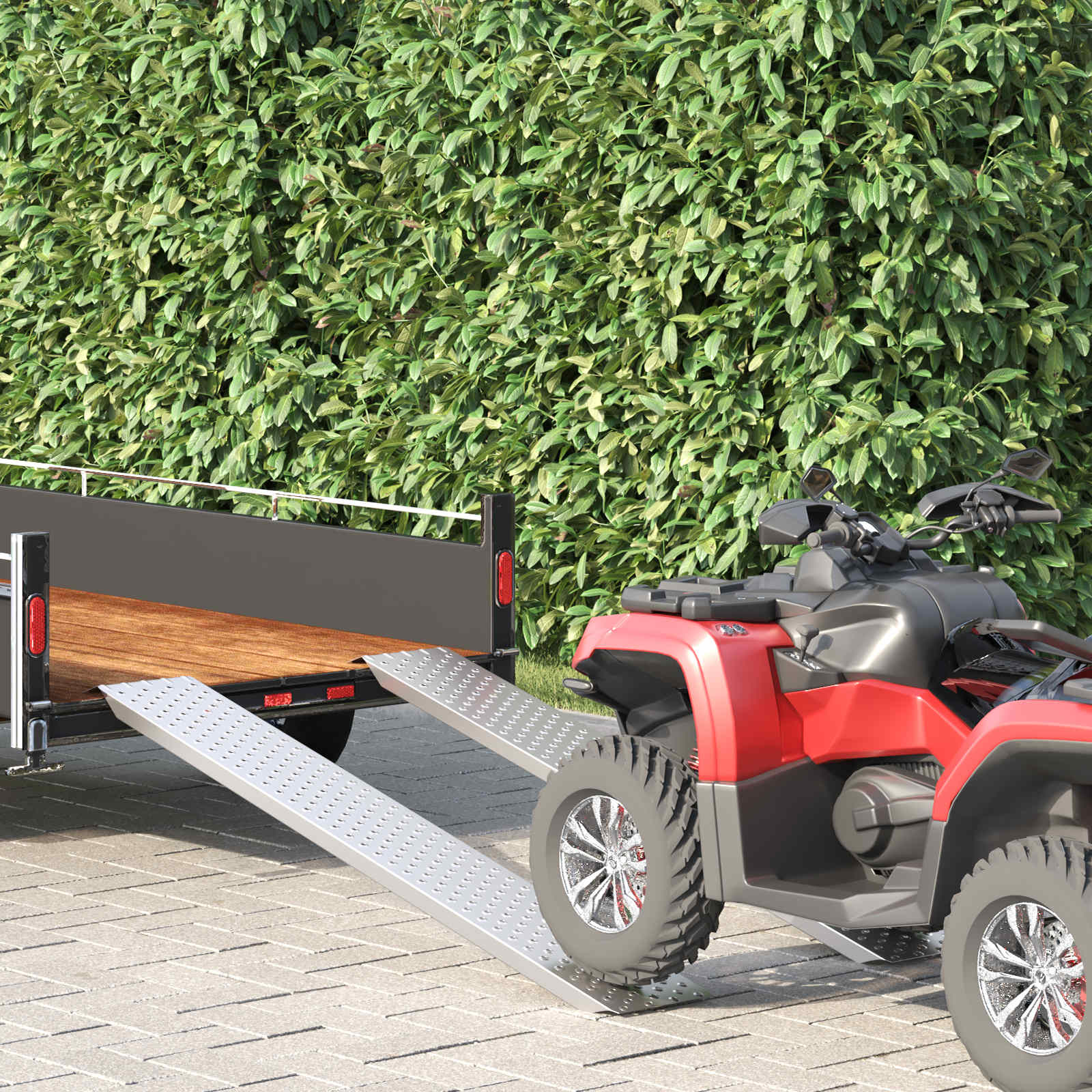 Lade Rampe 200 kg Silber 200 kg pro Stück Verzinkter Stahl