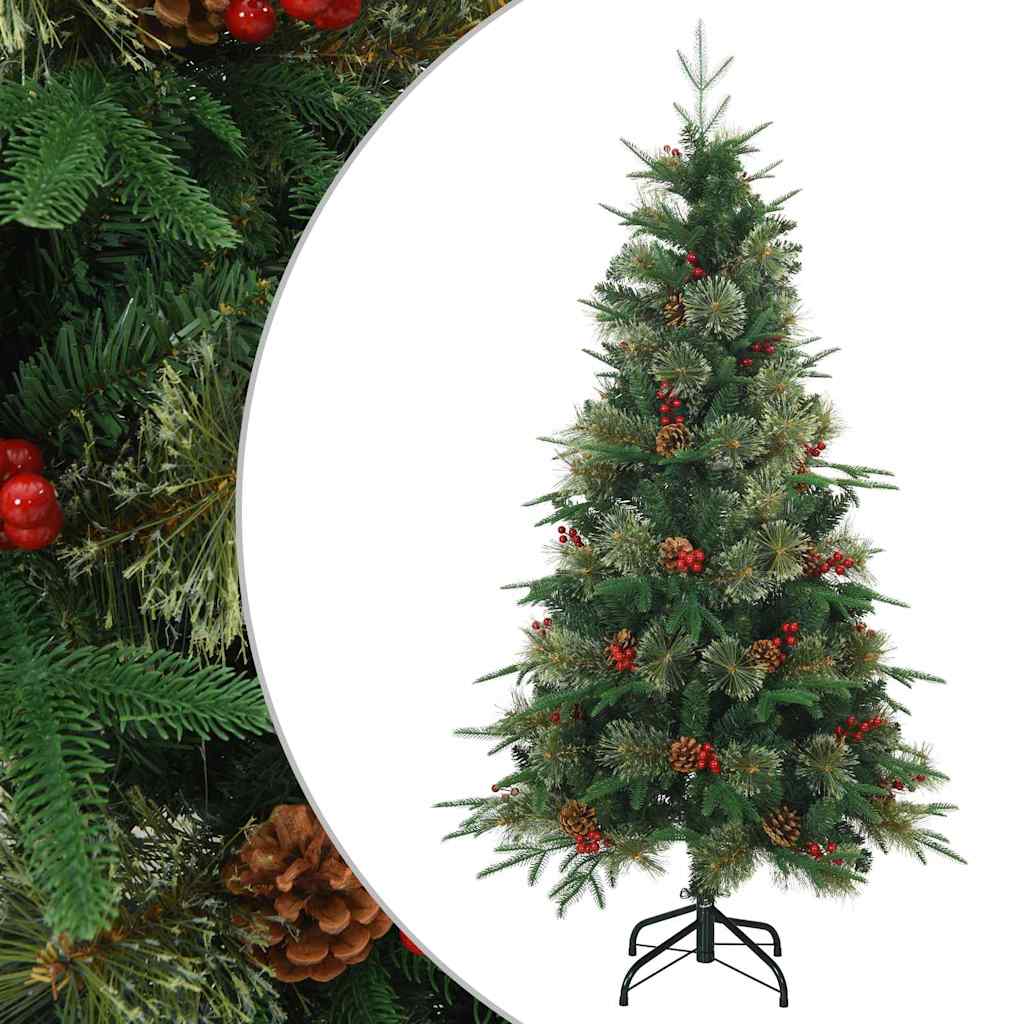 Künstlicher klappbarer Weihnachtsbaum Grün 150 cm