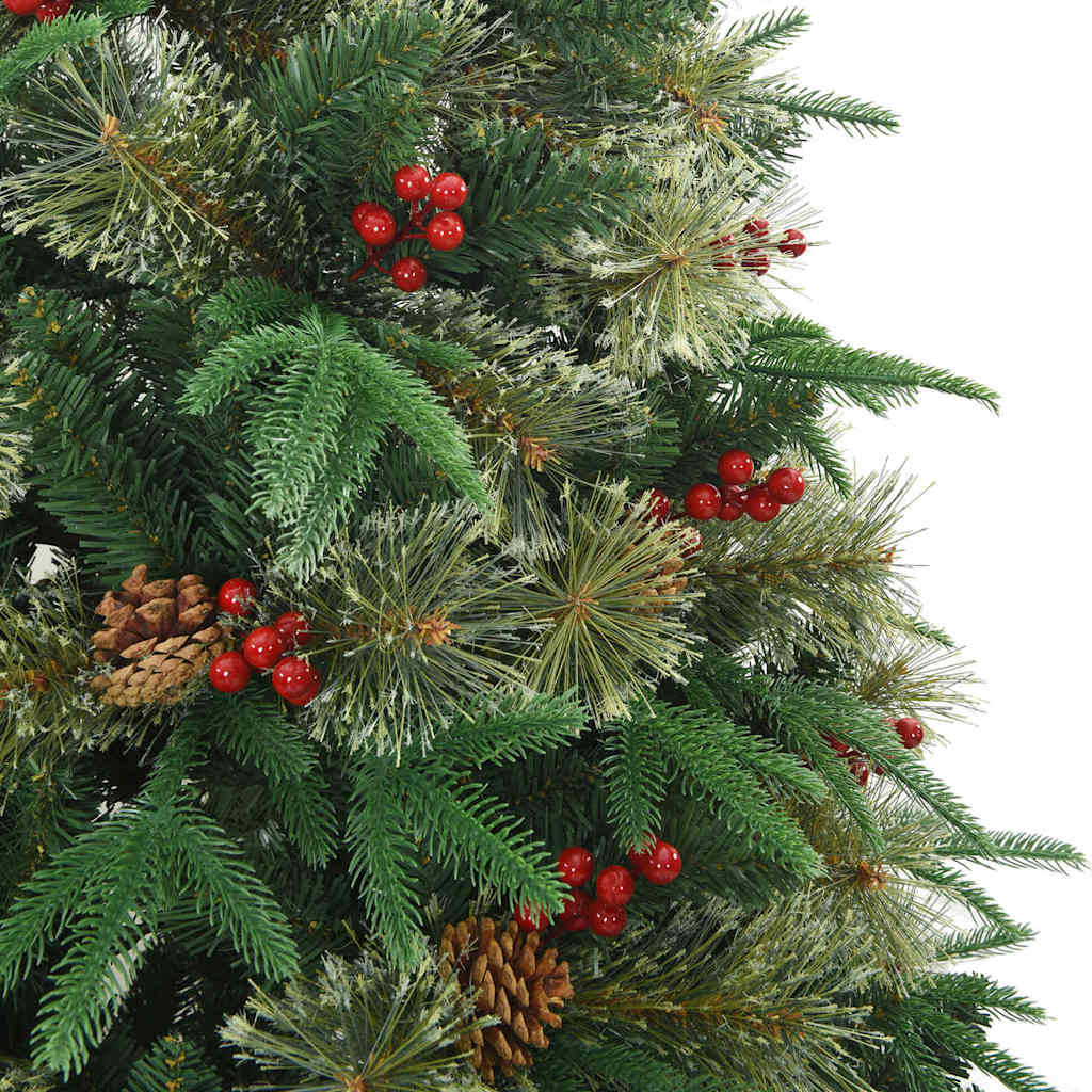 Künstlicher klappbarer Weihnachtsbaum Grün 180 cm