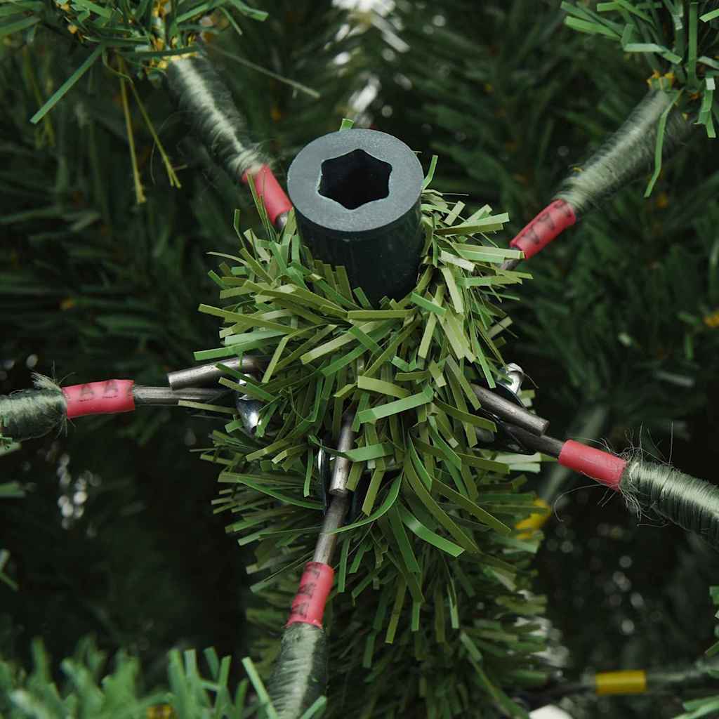 Künstlicher klappbarer Weihnachtsbaum Grün 180 cm