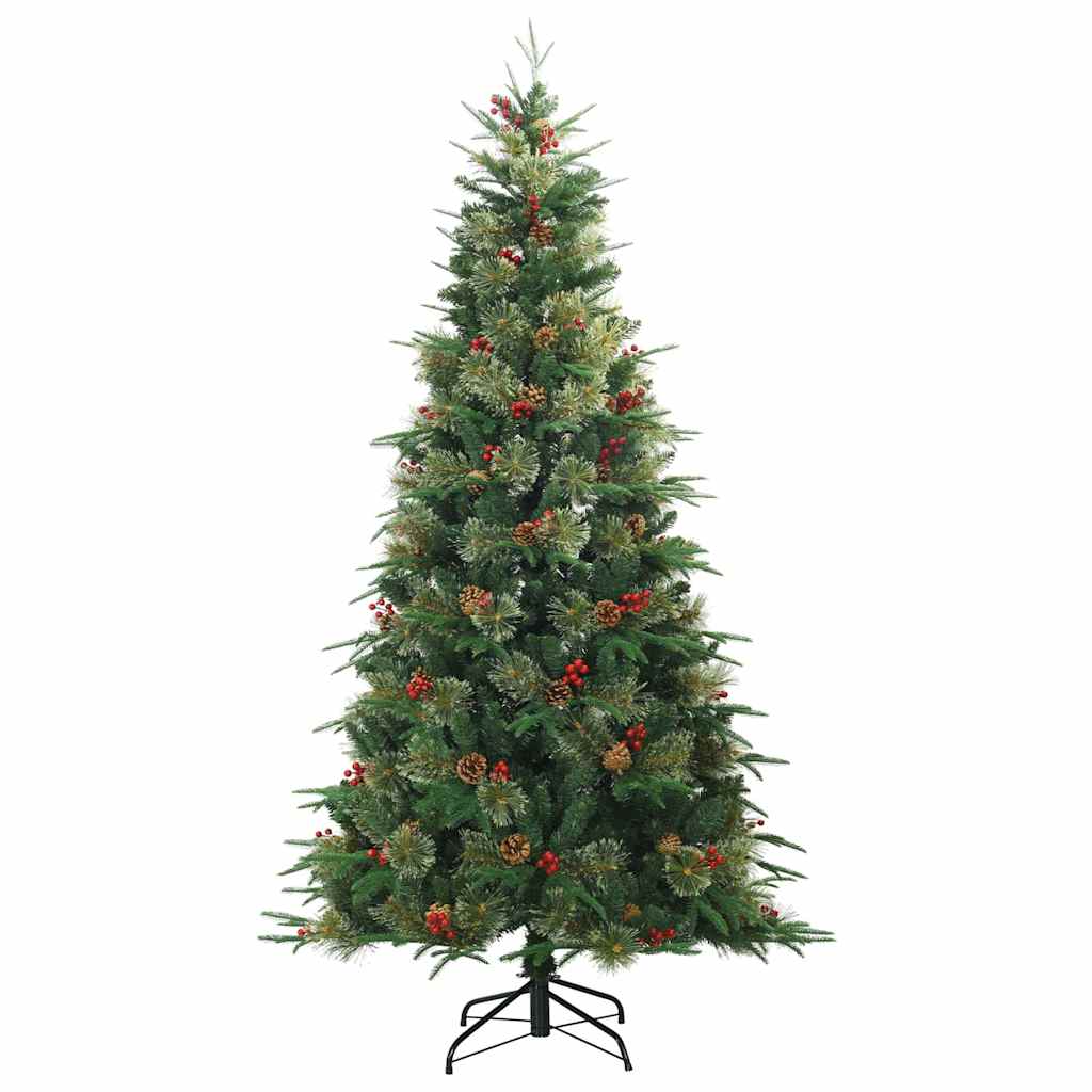 Künstlicher klappbarer Weihnachtsbaum Grün 180 cm