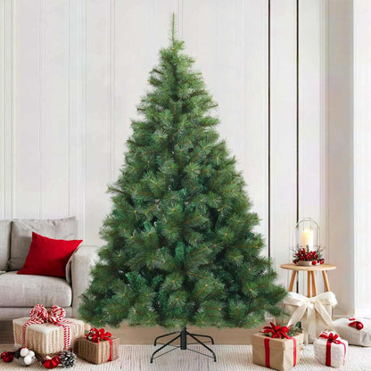 Künstlicher klappbarer Weihnachtsbaum Grün 210 cm PVC