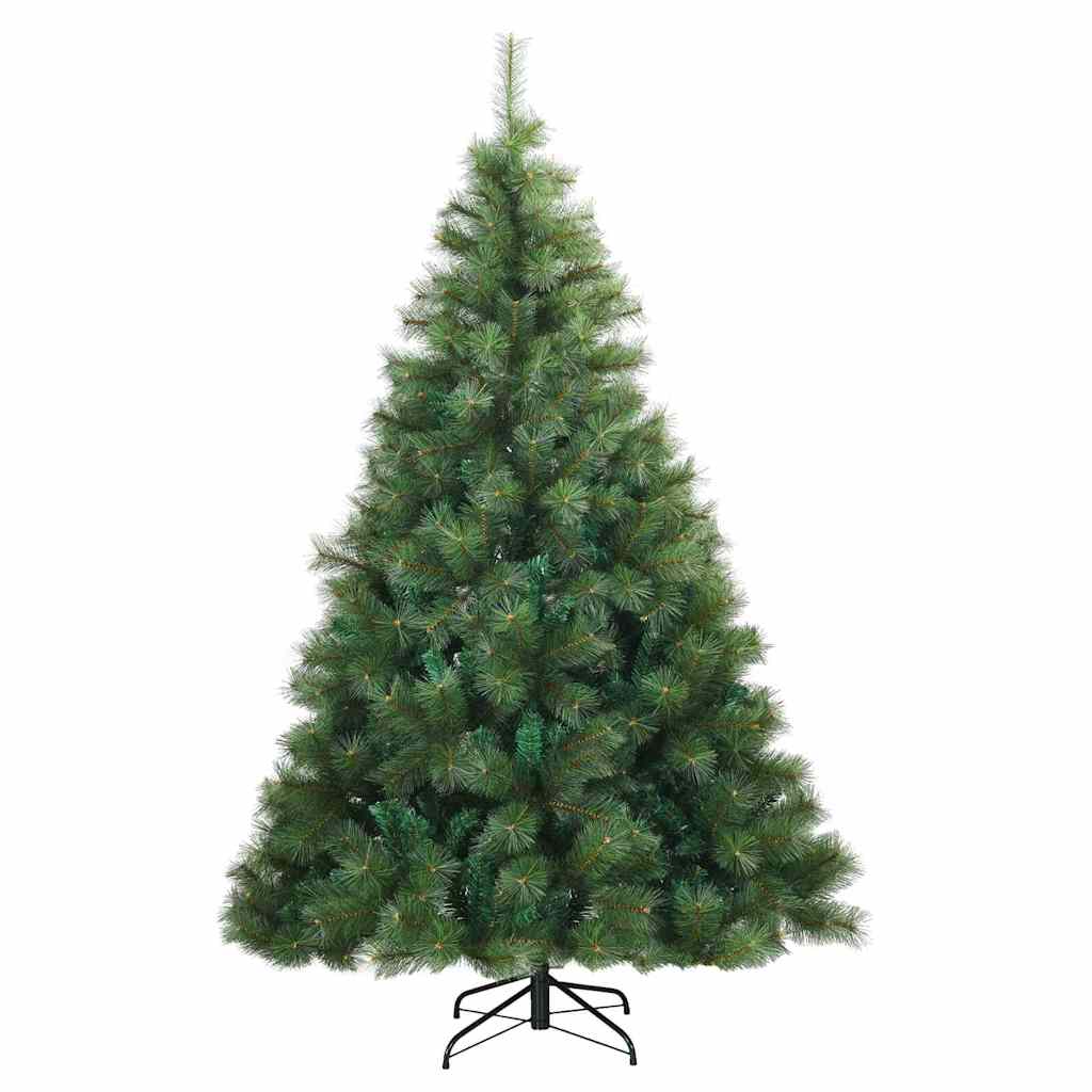 Künstlicher klappbarer Weihnachtsbaum Grün 210 cm PVC