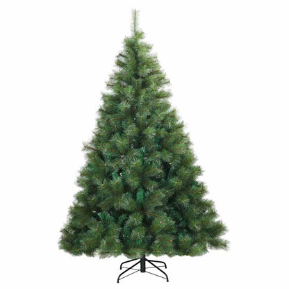 Künstlicher klappbarer Weihnachtsbaum Grün 210 cm PVC