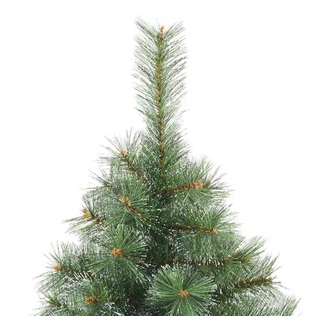 Künstlicher Scharnier-Weihnachtsbaum schneebedeckt Grün 150 cm