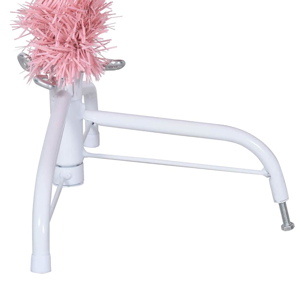 Künstlicher vorbeleuchteter Weihnachtsbaum Rosa 150 cm PVC