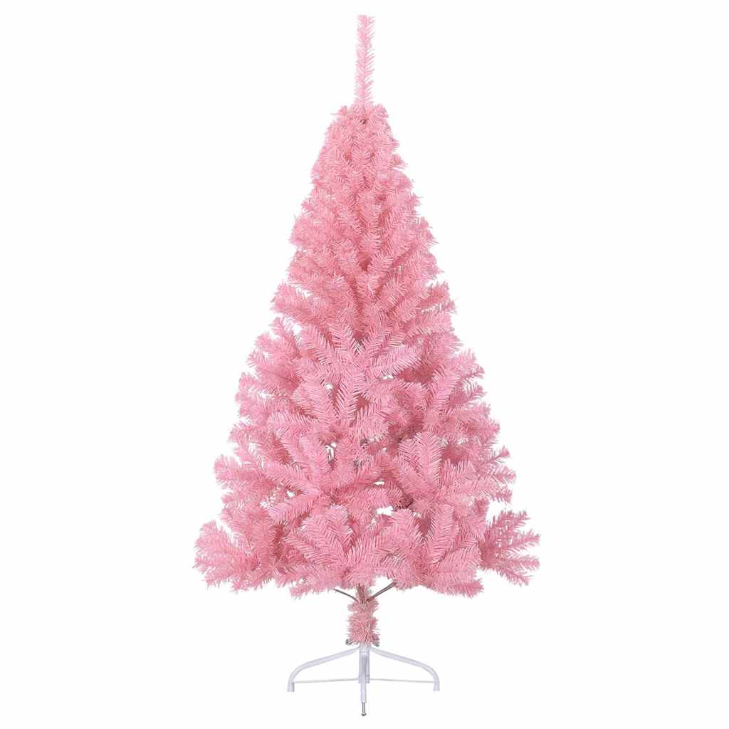 Weihnachtsbaum mit dekorativen Saitenlichtern Rosa 180 cm