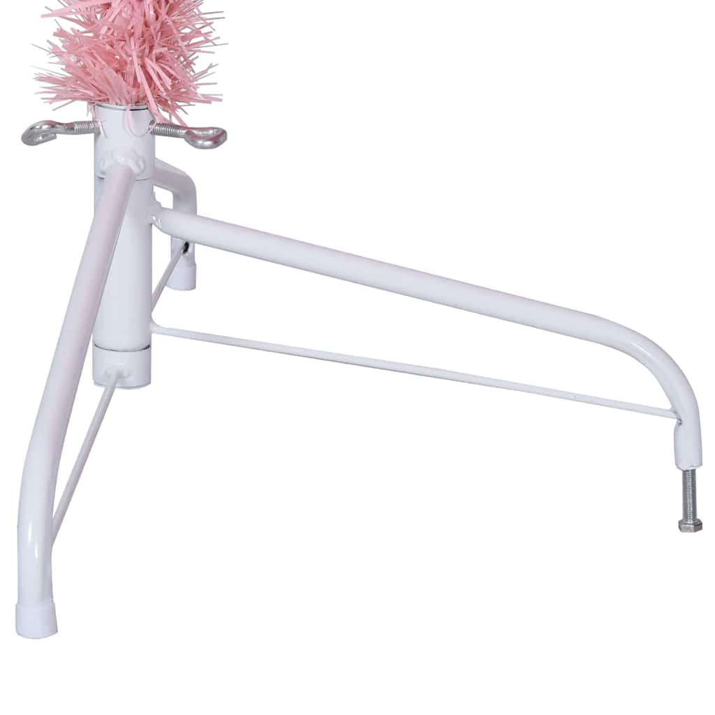 Künstlicher vorbeleuchteter Weihnachtsbaum Rosa 180 cm PVC