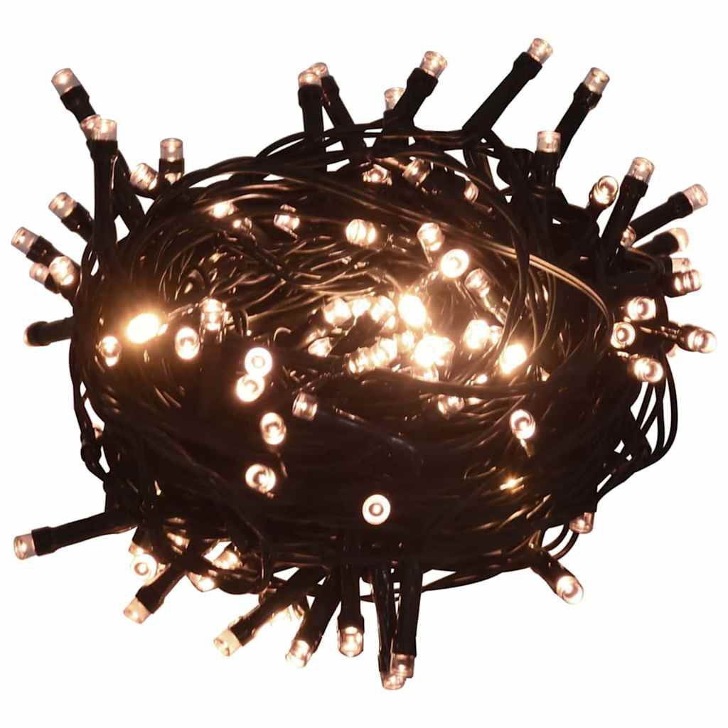 Weihnachtsbaum mit dekorativen Saitenlichtern Schwarz 210 cm