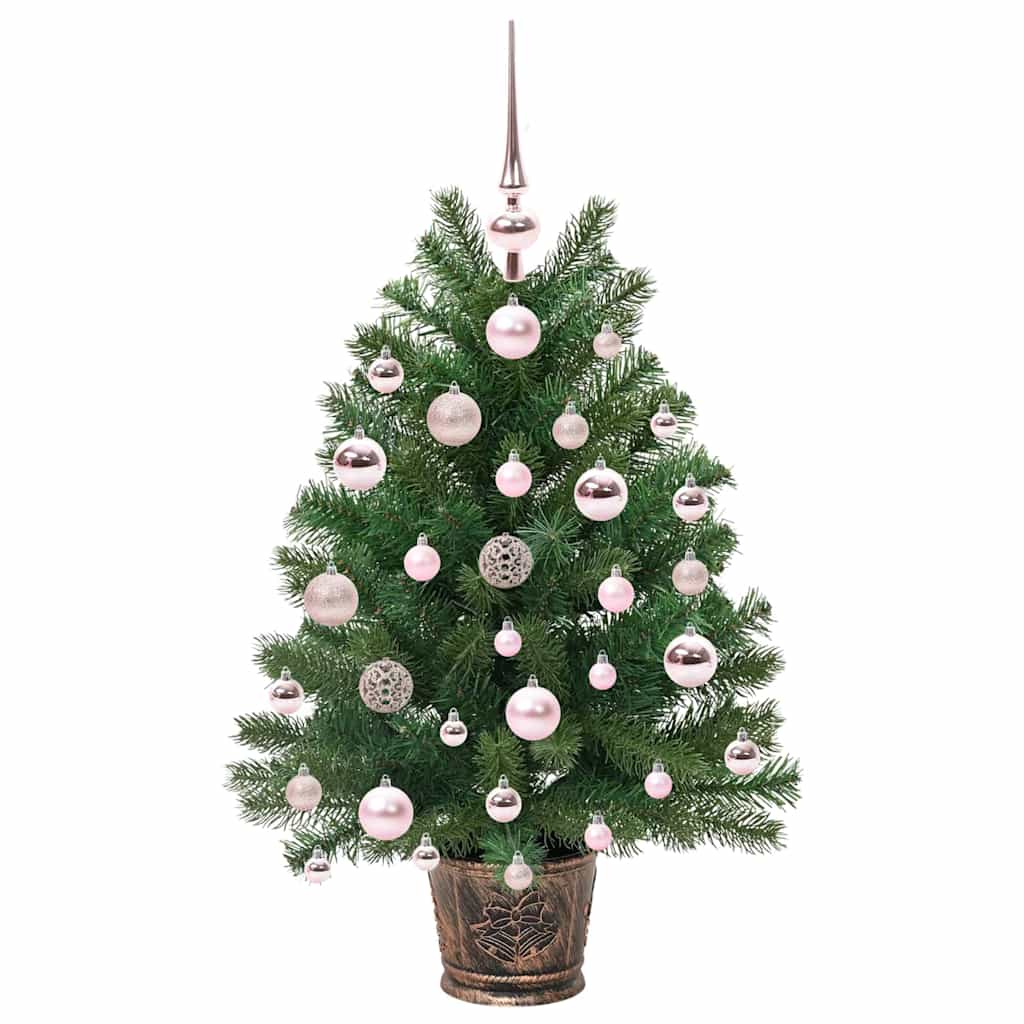 Künstlicher Weihnachtsbaum mit 150 LEDs Grün 75 cm PE und PVC
