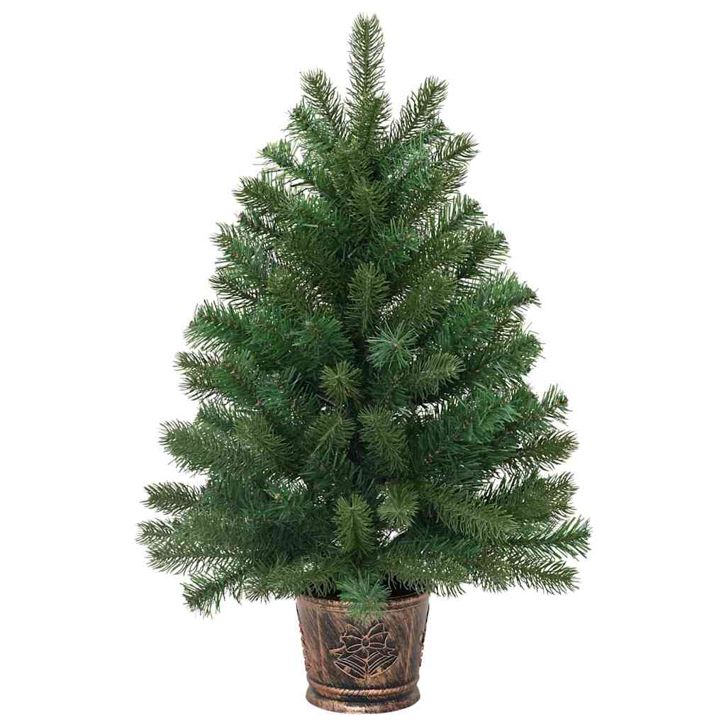 Künstlicher Weihnachtsbaum mit 150 LEDs Grün 75 cm PE und PVC