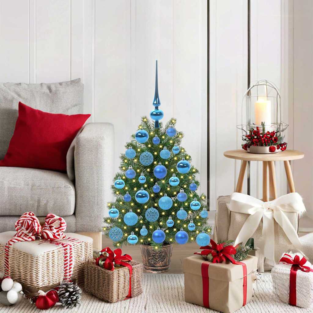 Künstlicher Weihnachtsbaum Grün 75 cm PE und PVC