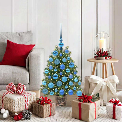 Künstlicher Weihnachtsbaum Grün 75 cm PE und PVC