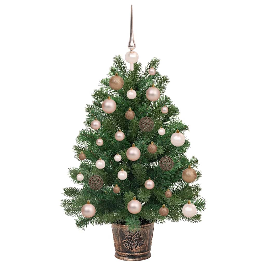 Künstlicher Weihnachtsbaum mit 150 LEDs Grün 95 cm PE und PVC