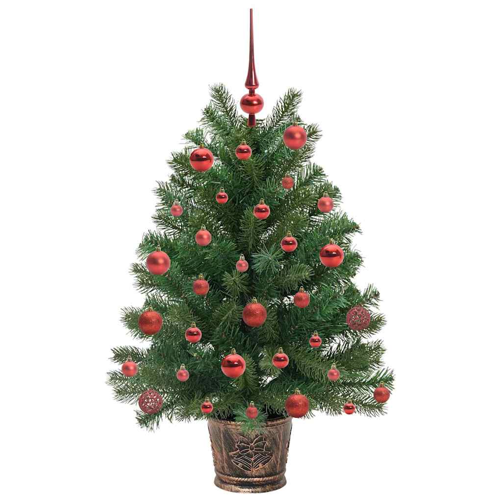 Künstlicher Weihnachtsbaum mit 150 LEDs Grün 95 cm PE und PVC