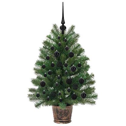 Künstlicher Weihnachtsbaum mit 150 LEDs Grün 95 cm PE und PVC