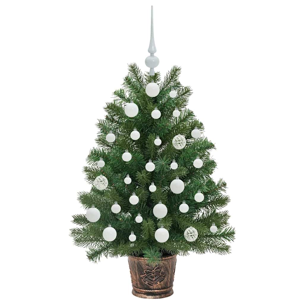 Künstlicher Weihnachtsbaum mit 150 LEDs Grün 95 cm PE und PVC