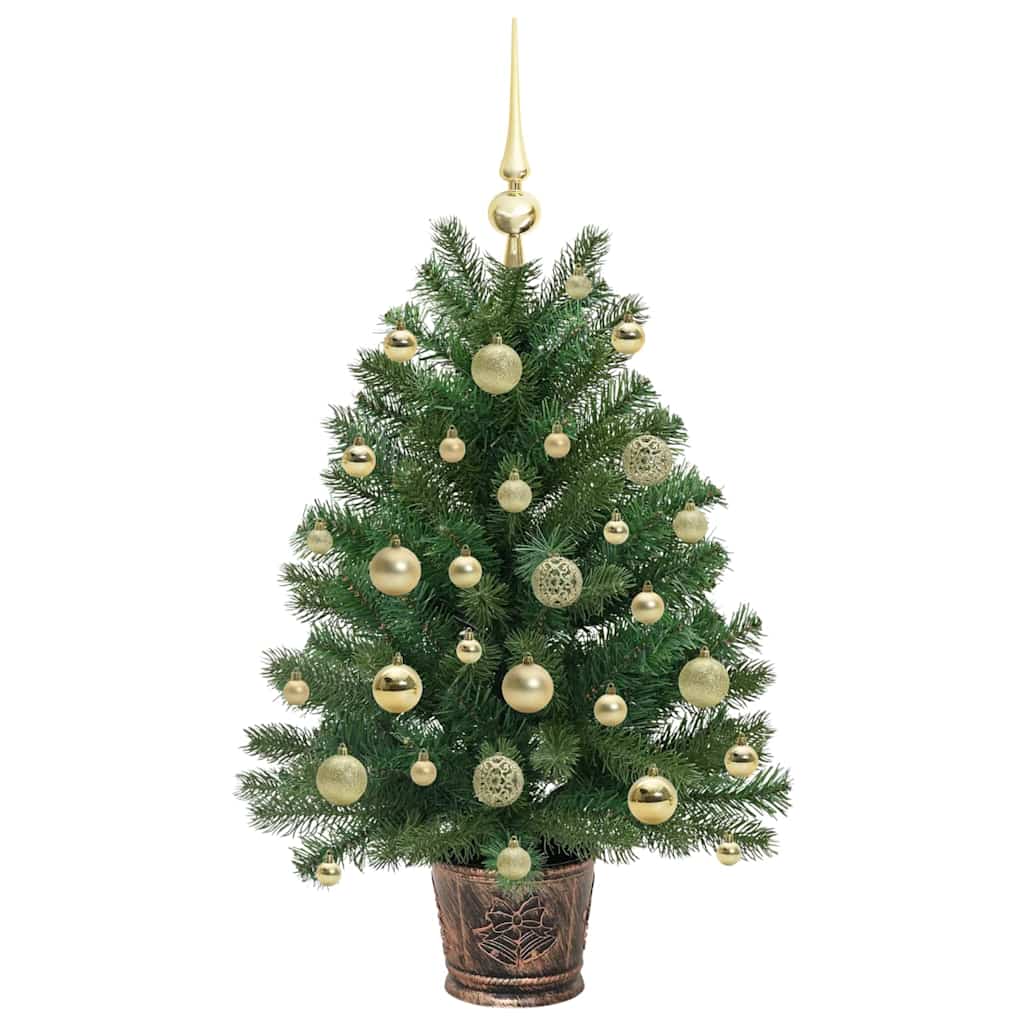 Künstlicher Weihnachtsbaum mit 150 LEDs Grün 95 cm PE und PVC