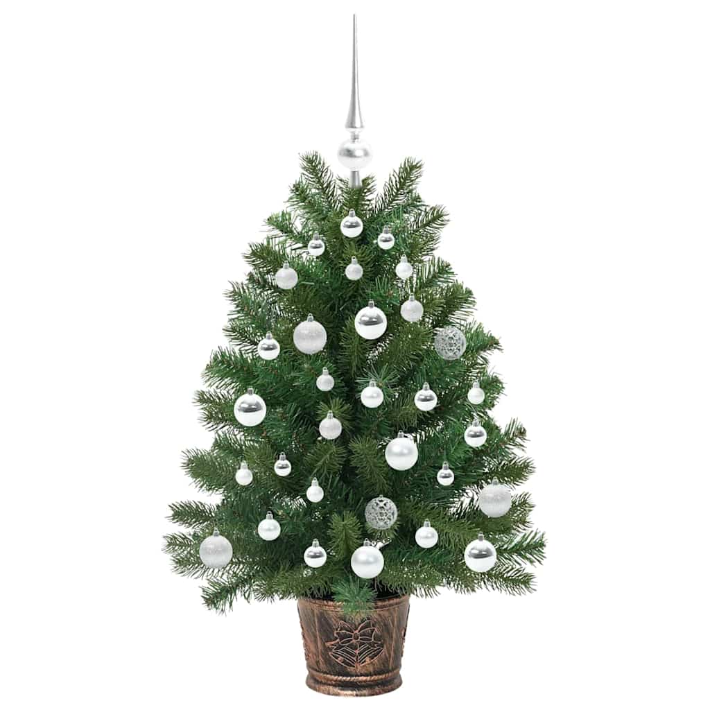 Künstlicher Weihnachtsbaum mit 150 LEDs Grün 95 cm PE und PVC