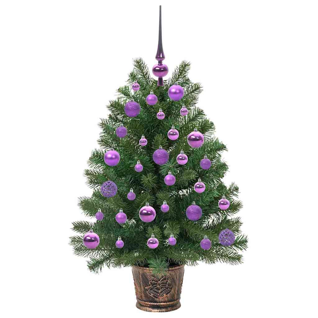 Künstlicher Weihnachtsbaum mit 150 LEDs Grün 95 cm PE und PVC