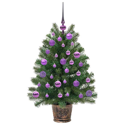 Künstlicher Weihnachtsbaum mit 150 LEDs Grün 95 cm PE und PVC