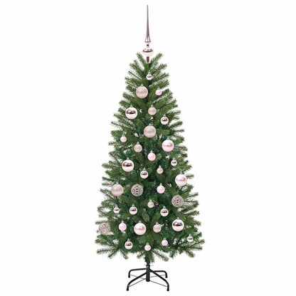 Künstlicher Weihnachtsbaum mit 150 LEDs Grün 120 cm PE und PVC