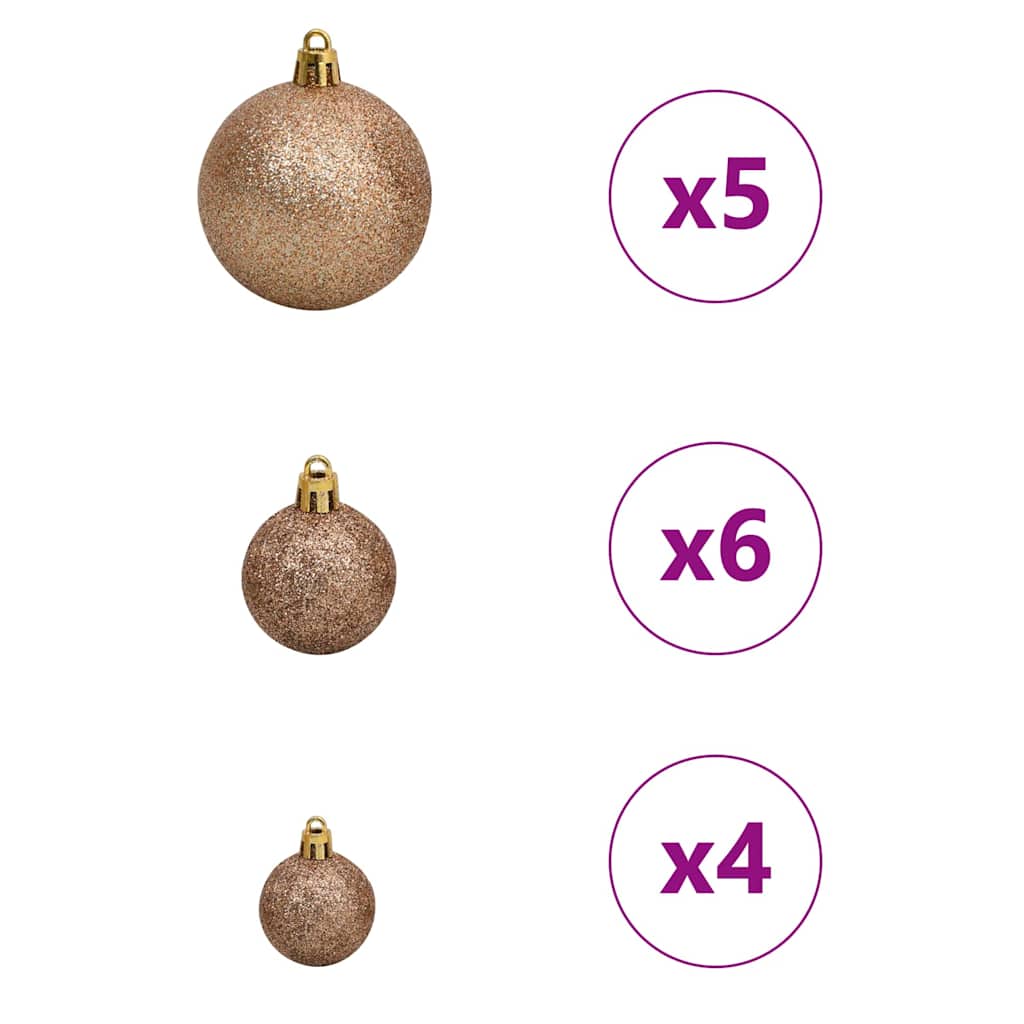 Künstlicher Weihnachtsbaum mit 150 LEDs Grün 150 cm PE und PVC