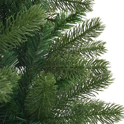 Künstlicher Weihnachtsbaum mit 150 LEDs Grün 150 cm PE und PVC