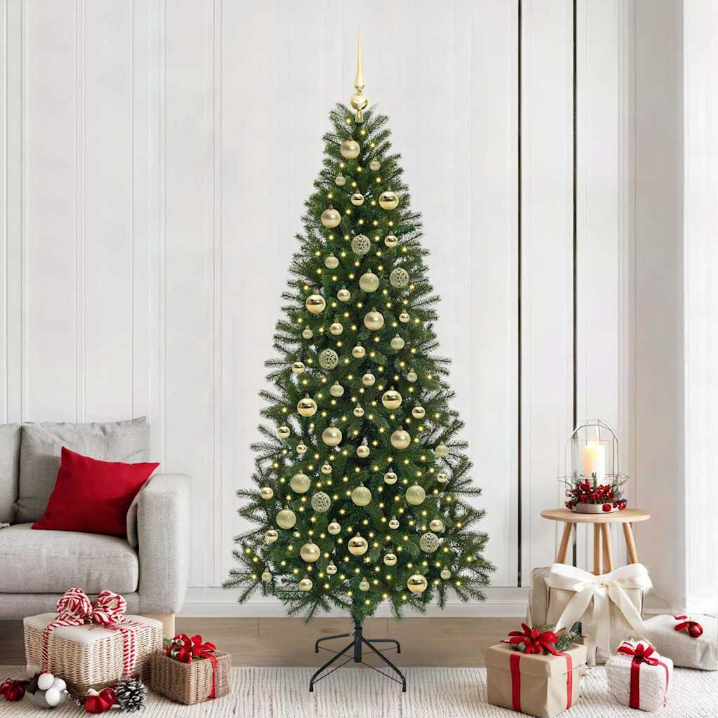 Künstlicher Weihnachtsbaum Grün 210 cm PE und PVC