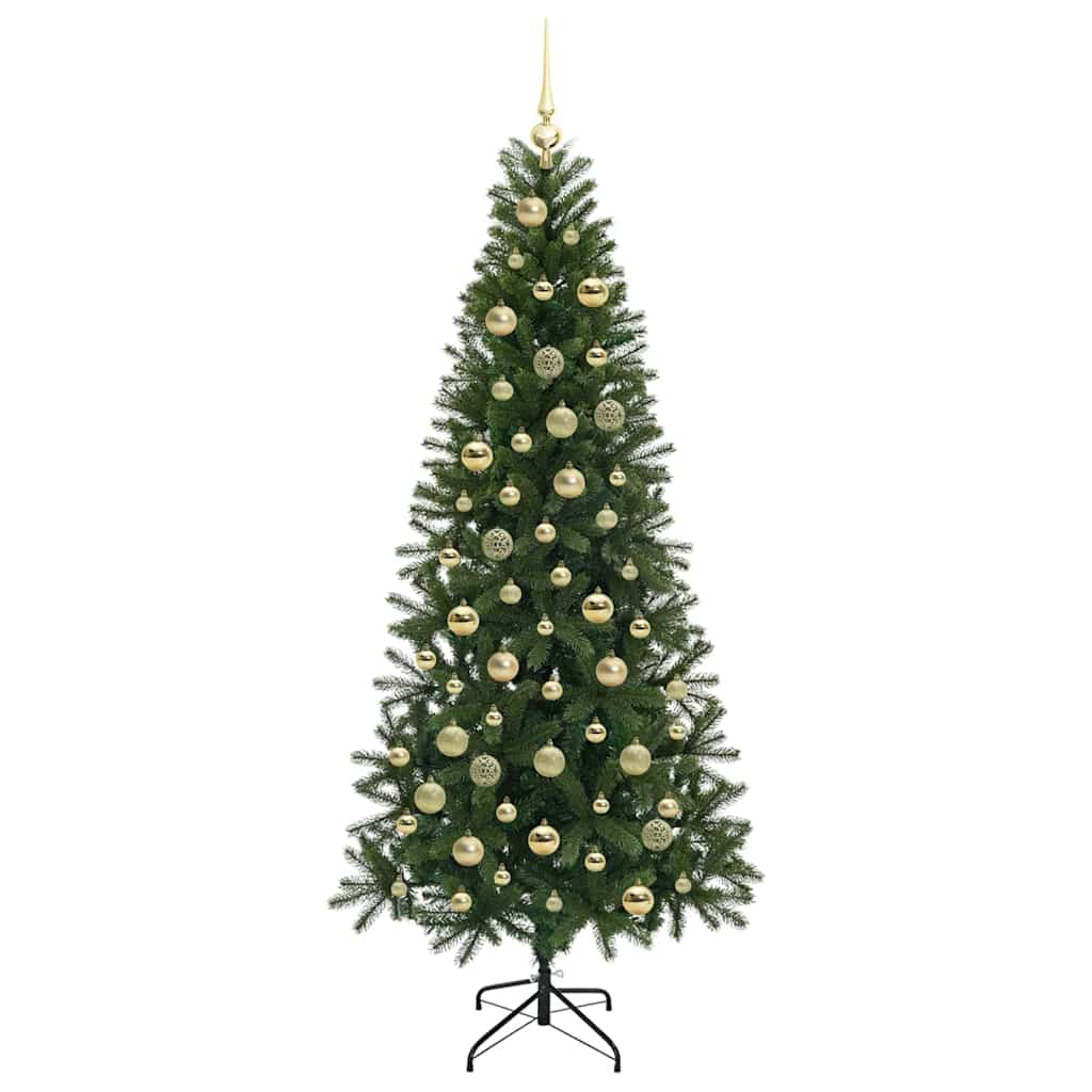Künstlicher Weihnachtsbaum Grün 210 cm PE und PVC