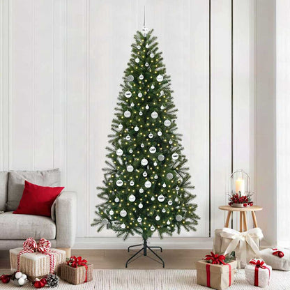 Künstlicher Weihnachtsbaum Grün 210 cm PE und PVC