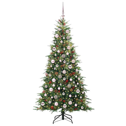 Künstlicher klappbarer Weihnachtsbaum Grün 180 cm PE und PVC