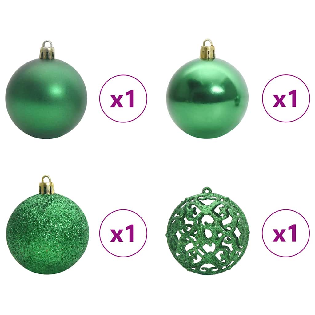 Künstlicher klappbarer Weihnachtsbaum Weiß 150 cm PE und PVC