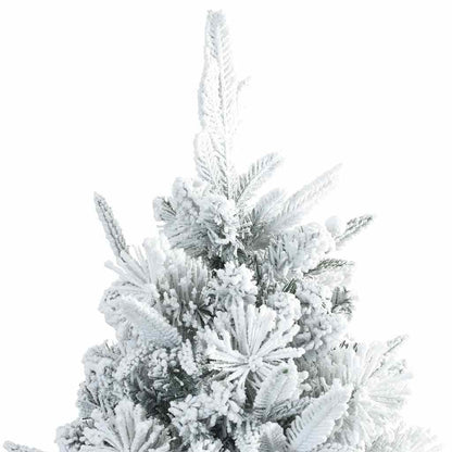 Künstlicher klappbarer Weihnachtsbaum Weiß 180 cm PE und PVC