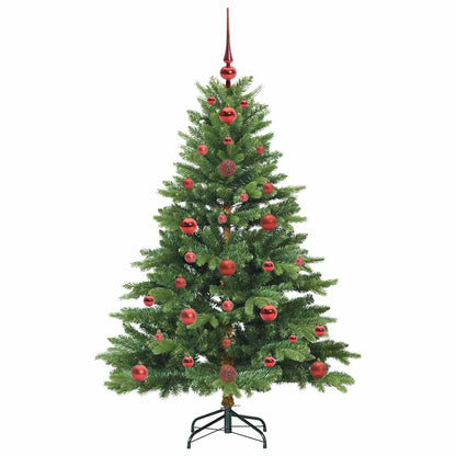 Künstlicher Weihnachtsbaum mit 150 LEDs Grün 120 cm PE und PVC