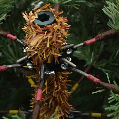 Künstlicher Weihnachtsbaum mit 150 LEDs Grün 120 cm PE und PVC
