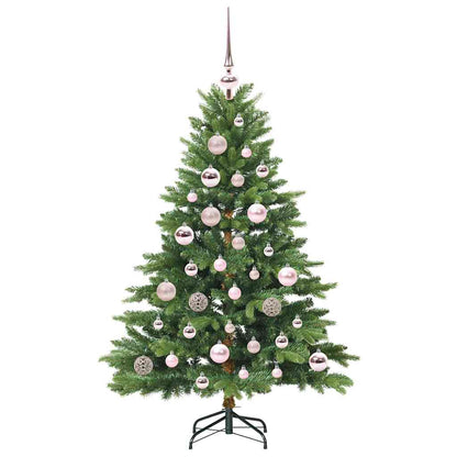 Künstlicher Weihnachtsbaum mit 150 LEDs Grün 120 cm PE und PVC
