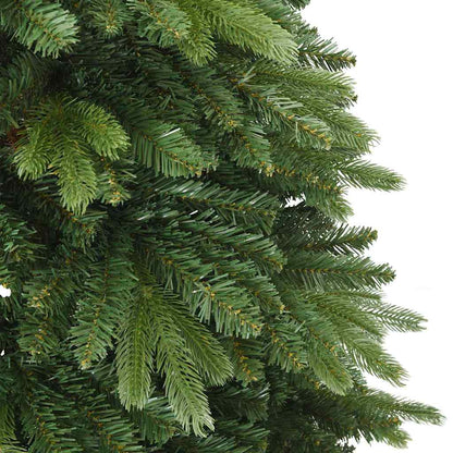 Künstlicher Weihnachtsbaum mit 150 LEDs Grün 120 cm PE und PVC