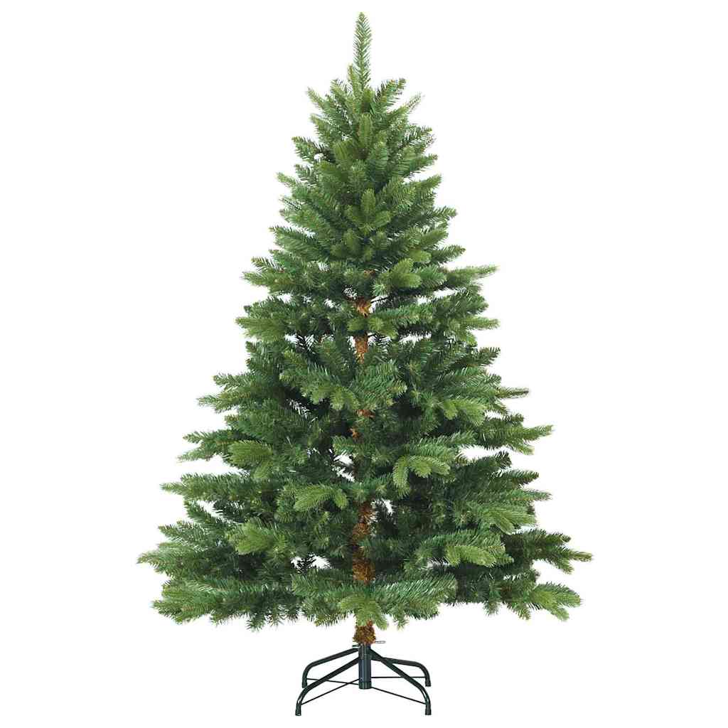 Künstlicher Weihnachtsbaum mit 150 LEDs Grün 150 cm PE und PVC