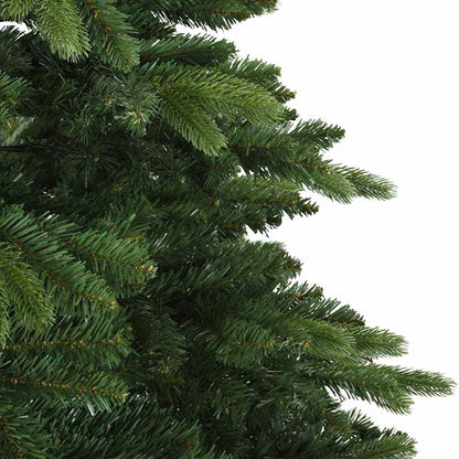 Künstlicher Weihnachtsbaum mit 300 LEDs Grün 240 cm PE und PVC