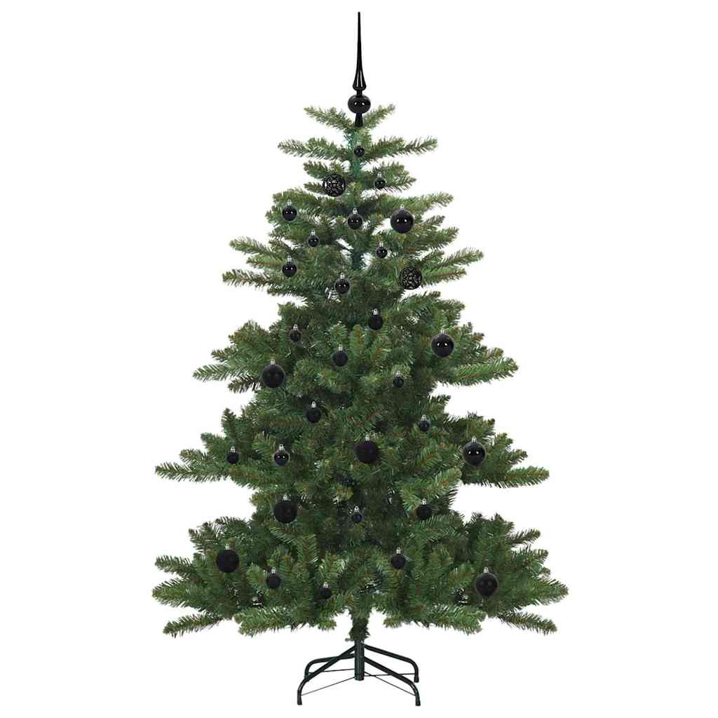 Künstlicher klappbarer Weihnachtsbaum Grün 150 cm PVC und Stahl