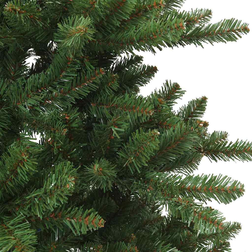 Künstlicher klappbarer Weihnachtsbaum Grün 150 cm PVC und Stahl