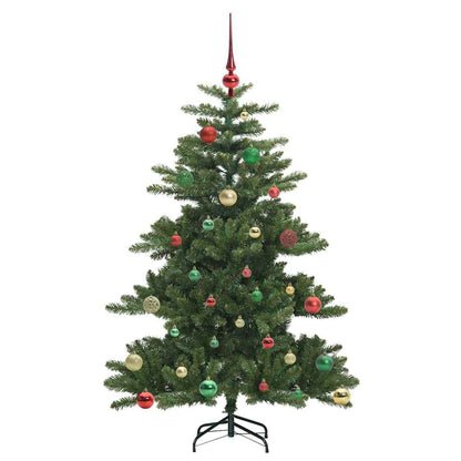 Künstlicher klappbarer Weihnachtsbaum Grün 150 cm PVC und Stahl