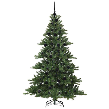 Künstlicher klappbarer Weihnachtsbaum Grün 180 cm PVC und Stahl