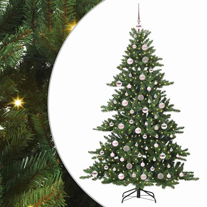 Künstlicher klappbarer Weihnachtsbaum Grün 180 cm PVC und Stahl