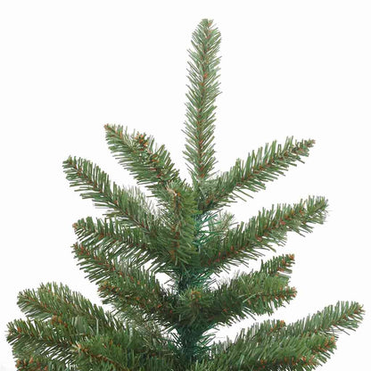 Künstlicher klappbarer Weihnachtsbaum Grün 210 cm PVC und Stahl