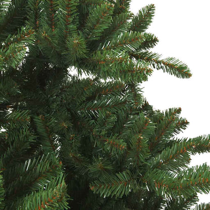 Künstlicher klappbarer Weihnachtsbaum Grün 240 cm PVC und Stahl