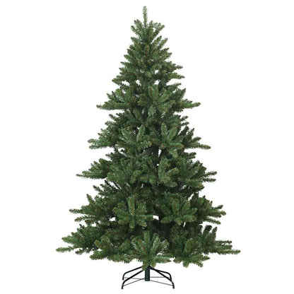 Künstlicher klappbarer Weihnachtsbaum Grün 240 cm PVC und Stahl