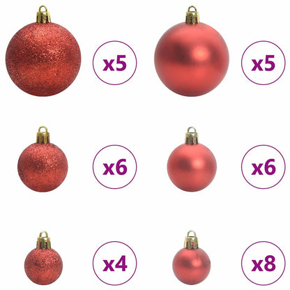 Künstlicher klappbarer Weihnachtsbaum Weiß 150 cm PVC und Stahl